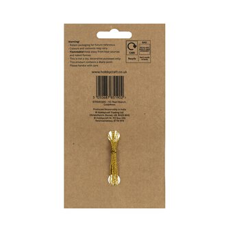 Gold Pearl Branch Wired Embellishments 10 Pack image number 6