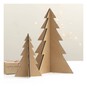 3D Wooden Christmas Tree 15cm image number 3