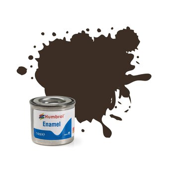 Humbrol Service Brown Enamel Gloss Paint 14ml (10)