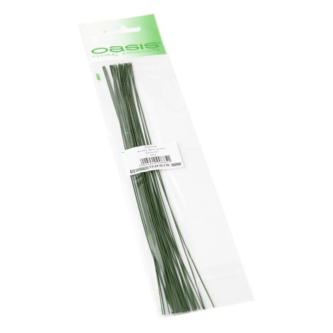 Green Cut Florist Wire, 24 Gauge, 18 Long - IN STOCK SOON!