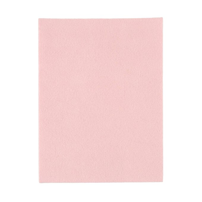 Baby Pink Self-Adhesive Felt Sheet 9 x 12 Inches image number 1