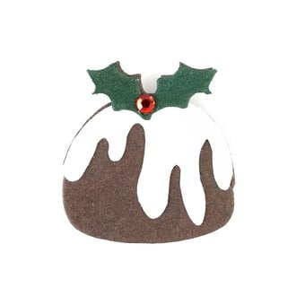 Christmas Pudding Embellishments 6 Pack image number 4