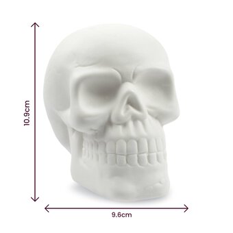 LED Ceramic Skull 11cm image number 5