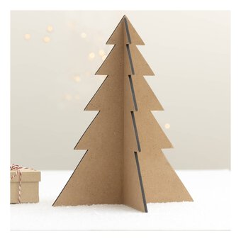 3D Wooden Christmas Tree 26cm