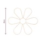 Macramé Metal Flower Frame 25cm image number 3