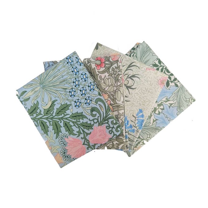 V&A William Morris Simply Nature Cotton Fat Quarters 4 Pack image number 1