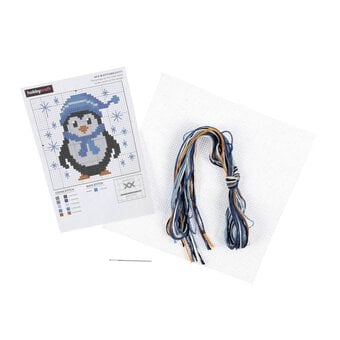 Penguin Mini Cross Stitch Kit 