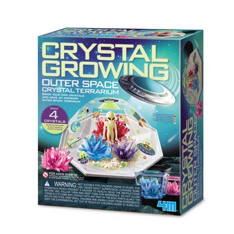 Crystal Growing Outer Space Crystal Terrarium