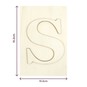 Wooden Letter S Plaque 10cm x 15cm image number 4