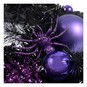 Purple and Black Halloween Witch Wreath 60cm image number 3