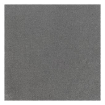 Mid Grey Cotton Homespun Fabric by the Metre