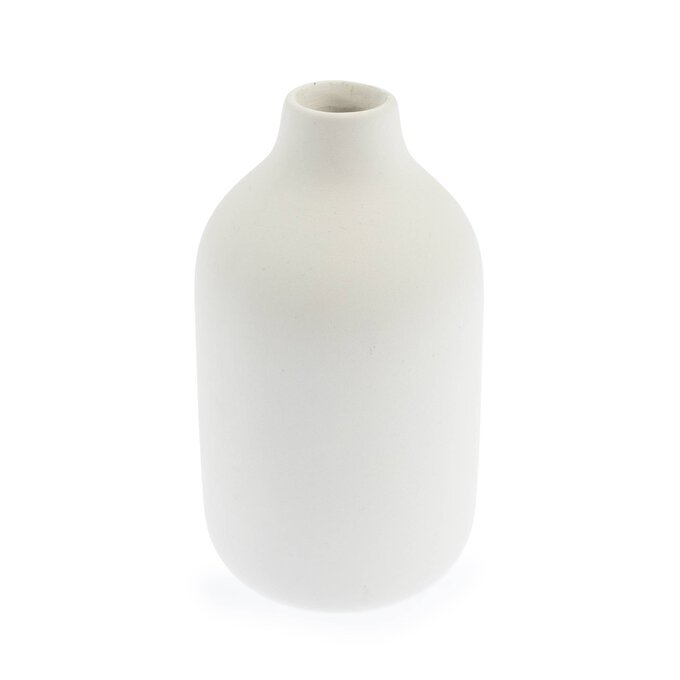 Ceramic Milk Bottle Vase 6.5cm x 12cm image number 1