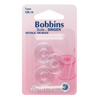 Bobbin Plastic 15k Front Loading fits Top Loading Pack of 3. Buy sewing  machine accessories