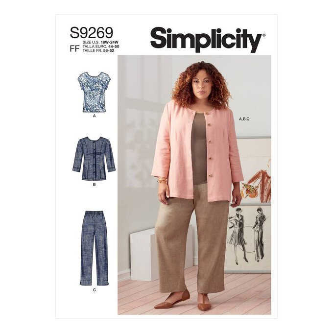 Simplicity Women’s Separates Sewing Pattern S9269 (18-24) | Hobbycraft