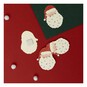 Santa’s Face Card Toppers 4 Pack image number 2