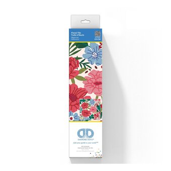 Diamond Dotz Floral Tile Kit 23cm x 23cm | Hobbycraft