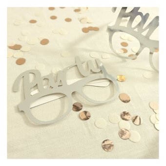 Silver Foil Party Glasses 8 Pack