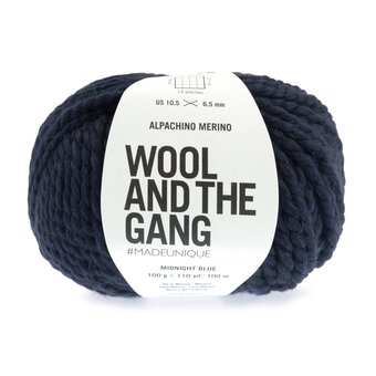 Wool and the Gang Midnight Blue Alpachino Merino 100g