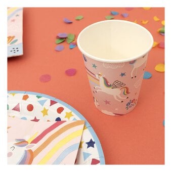 Unicorn Party Paper Cups 8 Pack image number 3