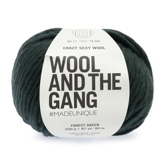 Wool and the Gang Forest Green Crazy Sexy Wool 200g