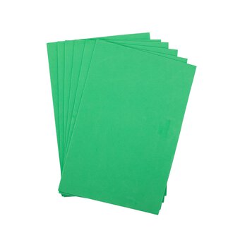 Green EVA Foam Sheets A4 6 Pack