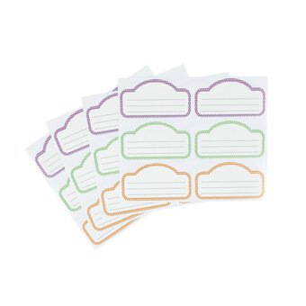 Polka Dot Jar Label Stickers 24 Pack