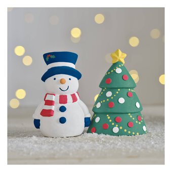 Paint Your Own Snowman and Tree Decorations Kit