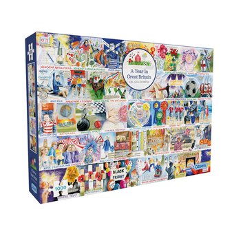 Gibsons Year in Great Britain Jigsaw Puzzle 1000 Pieces