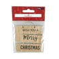 Merry Christmas Mini Chipboard Embellishment image number 3