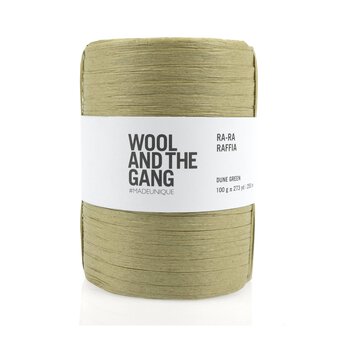 Wool and the Gang Dune Green Ra-Ra-Raffia 100g