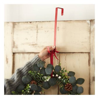 Red Wreath Hanger 30.5cm