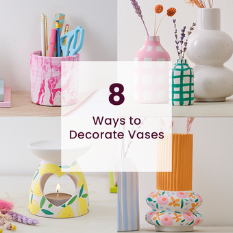 8 Ways to Decorate Vases