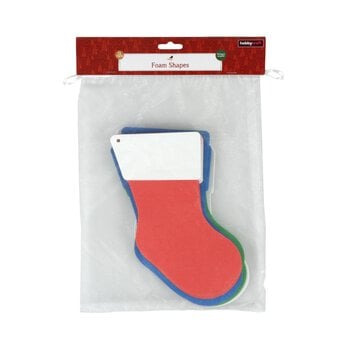 Assorted Stocking Foam Shapes 12 Pack image number 4