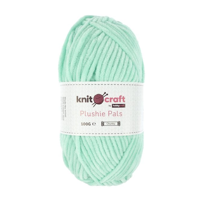 Knitcraft Mint Plushie Pals Yarn 100g image number 1