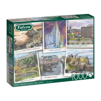 Falcon Visit Northern Ireland Jigsaw Puzzle 1000 Pieces