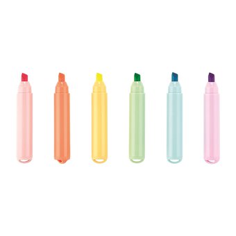 Beary Sweet Mini Scented Neon Highlighters 6 Pack image number 4