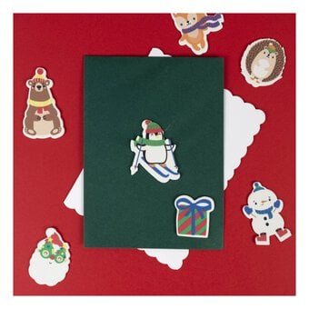 Christmas Animal Foam Stickers 42 Pack image number 2