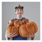 Rust Jumbo Plush Pumpkin 35cm image number 3