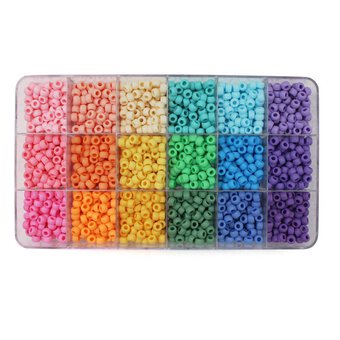 Iridescent Rondelle Glass Bead Stands, Hobby Lobby