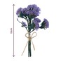 Purple Dried Forget Me Not Flower Picks 13cm image number 4