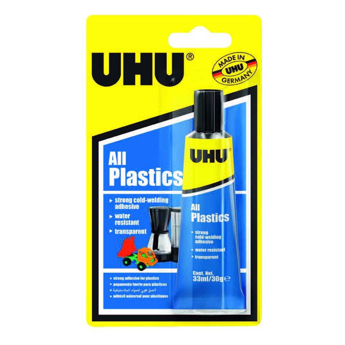 UHU All Plastics Glue 33ml