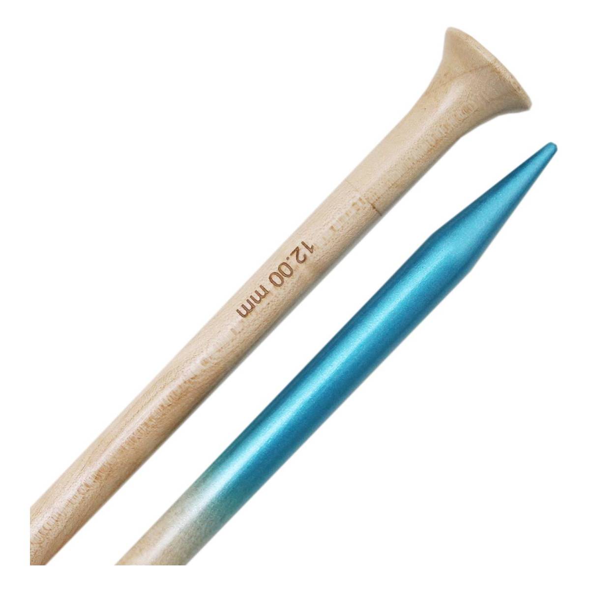 Knitcraft Wooden Knitting Needles 12mm x 40cm Hobbycraft