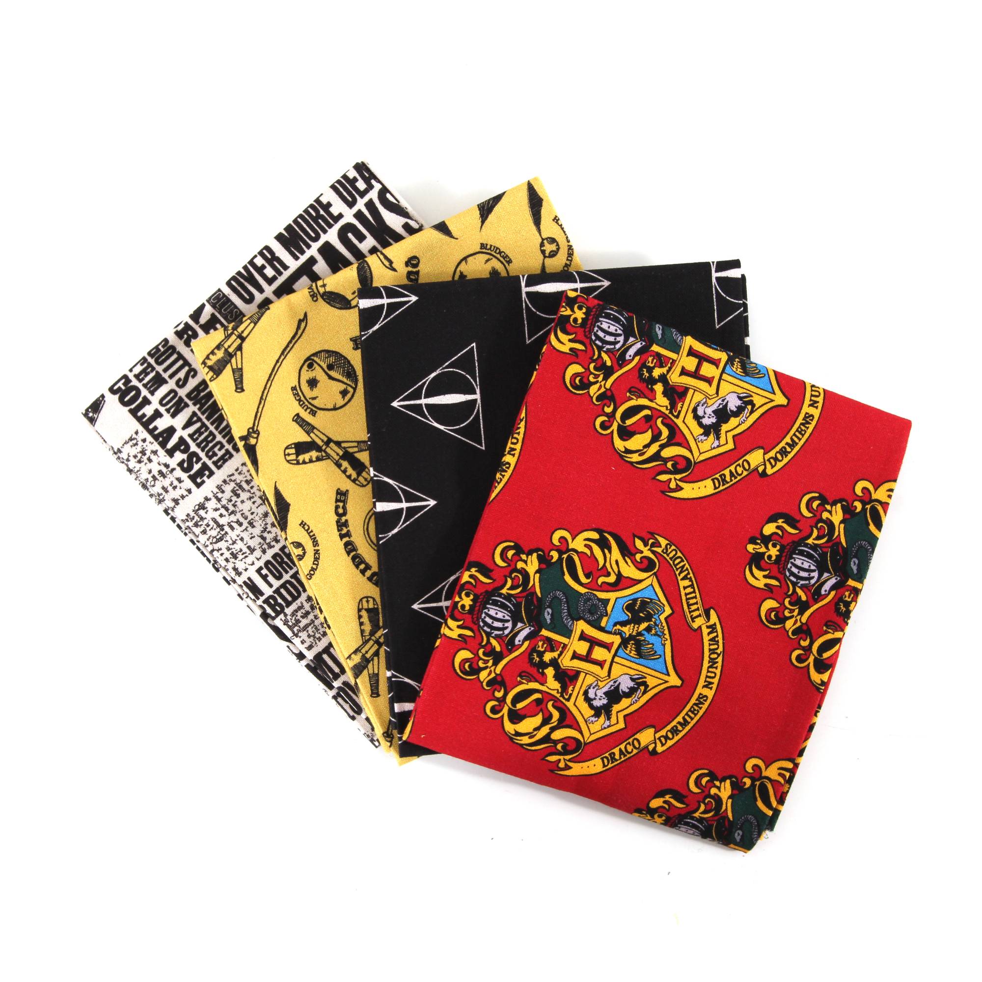 Harry Potter Red Cotton Fat Quarters 4 Pack | Hobbycraft