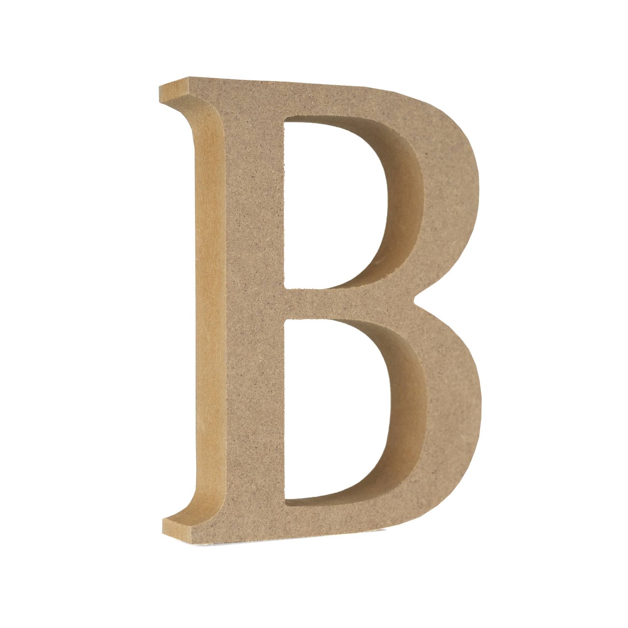 MDF Wooden Letter B 13cm | Hobbycraft