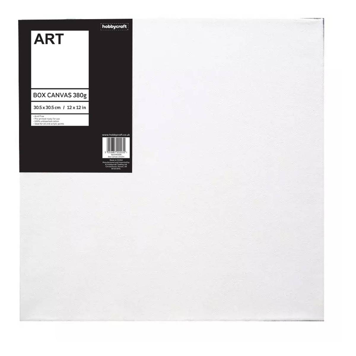 Box Canvas 30.5cm x 30.5cm | Hobbycraft