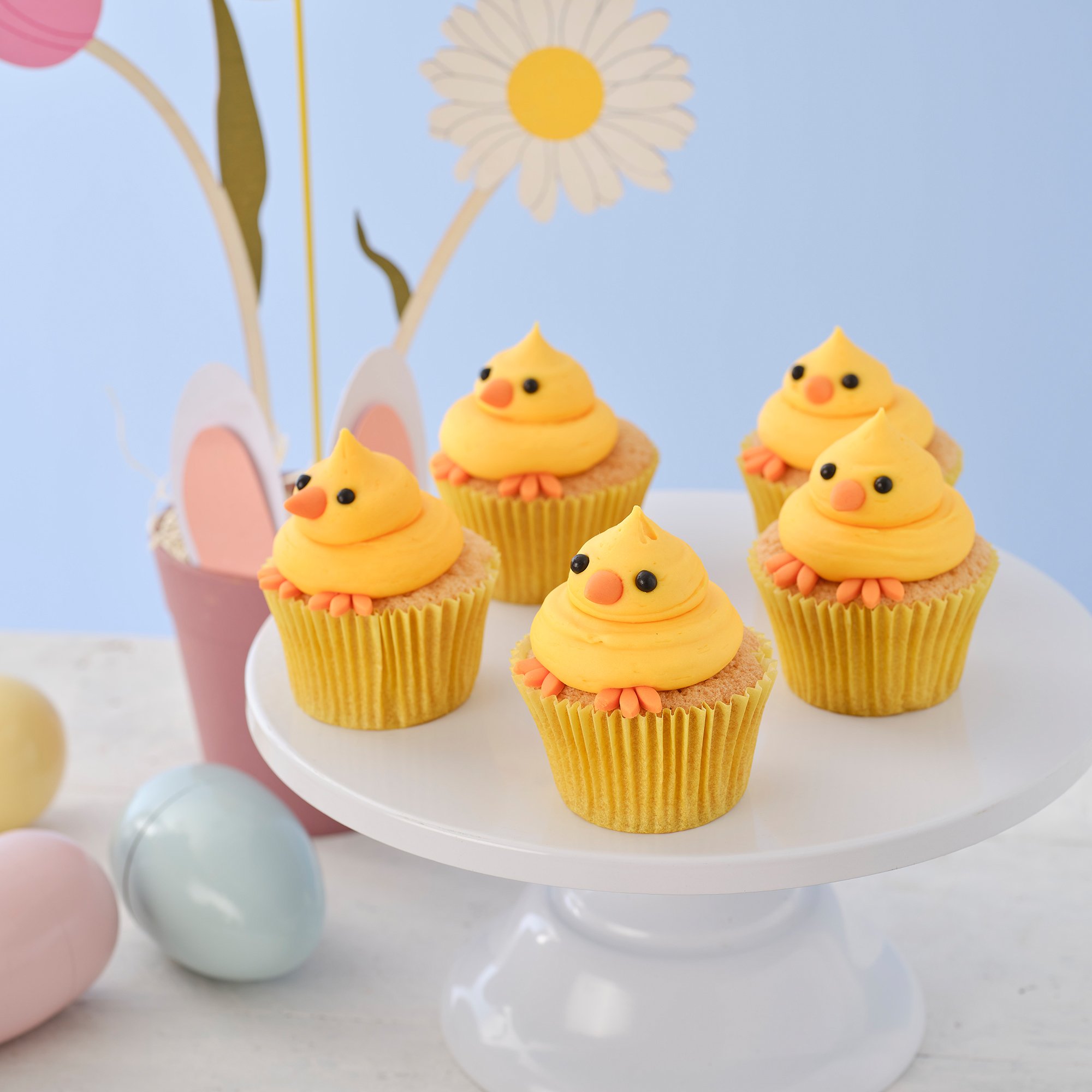 Cute Easter Chick Cupcake Recipe Hobbycraft