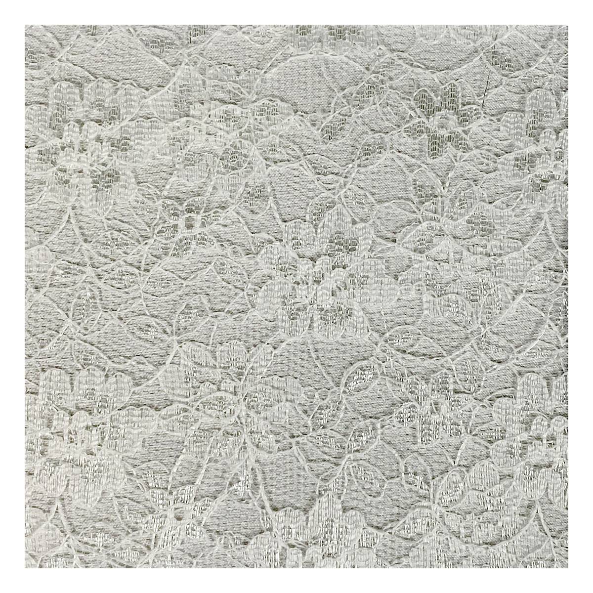 Cream Polyester Floral Lace Fabric by the Metre | Hobbycraft
