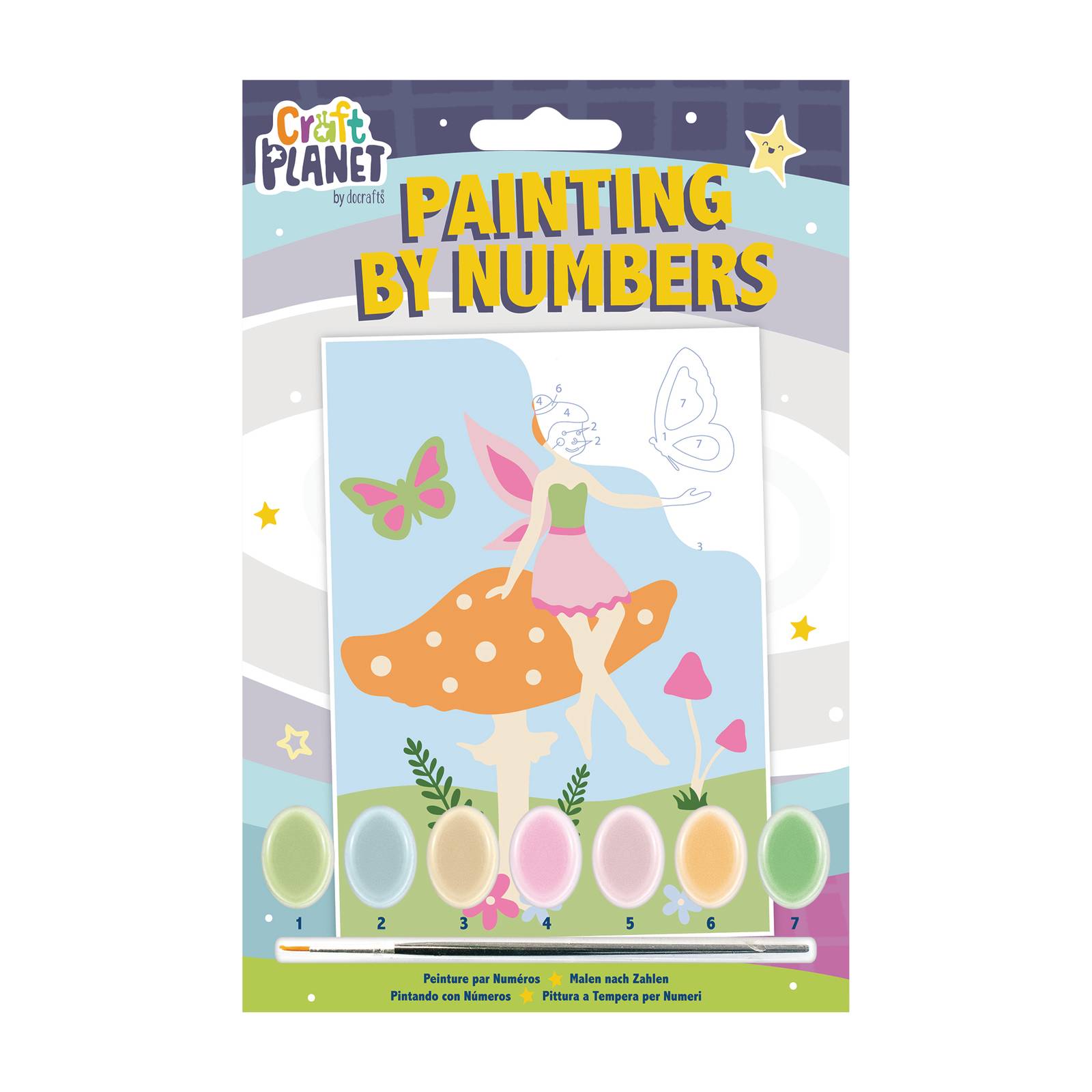 Fairy Painting By Numbers A5 | Hobbycraft