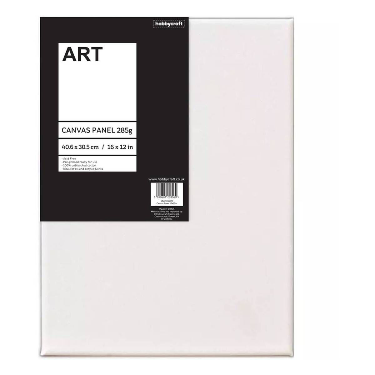 Canvas Panel 40.6cm x 30.5cm | Hobbycraft