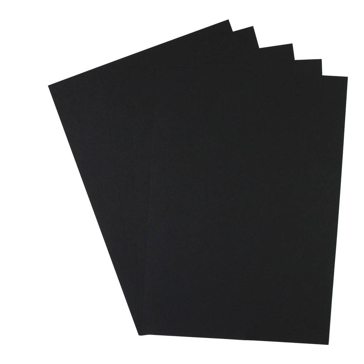 Black Card A4 70 Pack | Hobbycraft